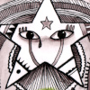 <b>La Estrella</b><br/>Encre de chine et aquarelle<br>Septembre 2023