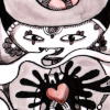 <b>Moon Bat</b><br/>Encre de chine et aquarelle<br>Septembre 2023