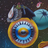<b>Imaginary Planets</b><br/>Huile sur panneau de bois<br/>12 x 12 pouces<br/>Mars 2024